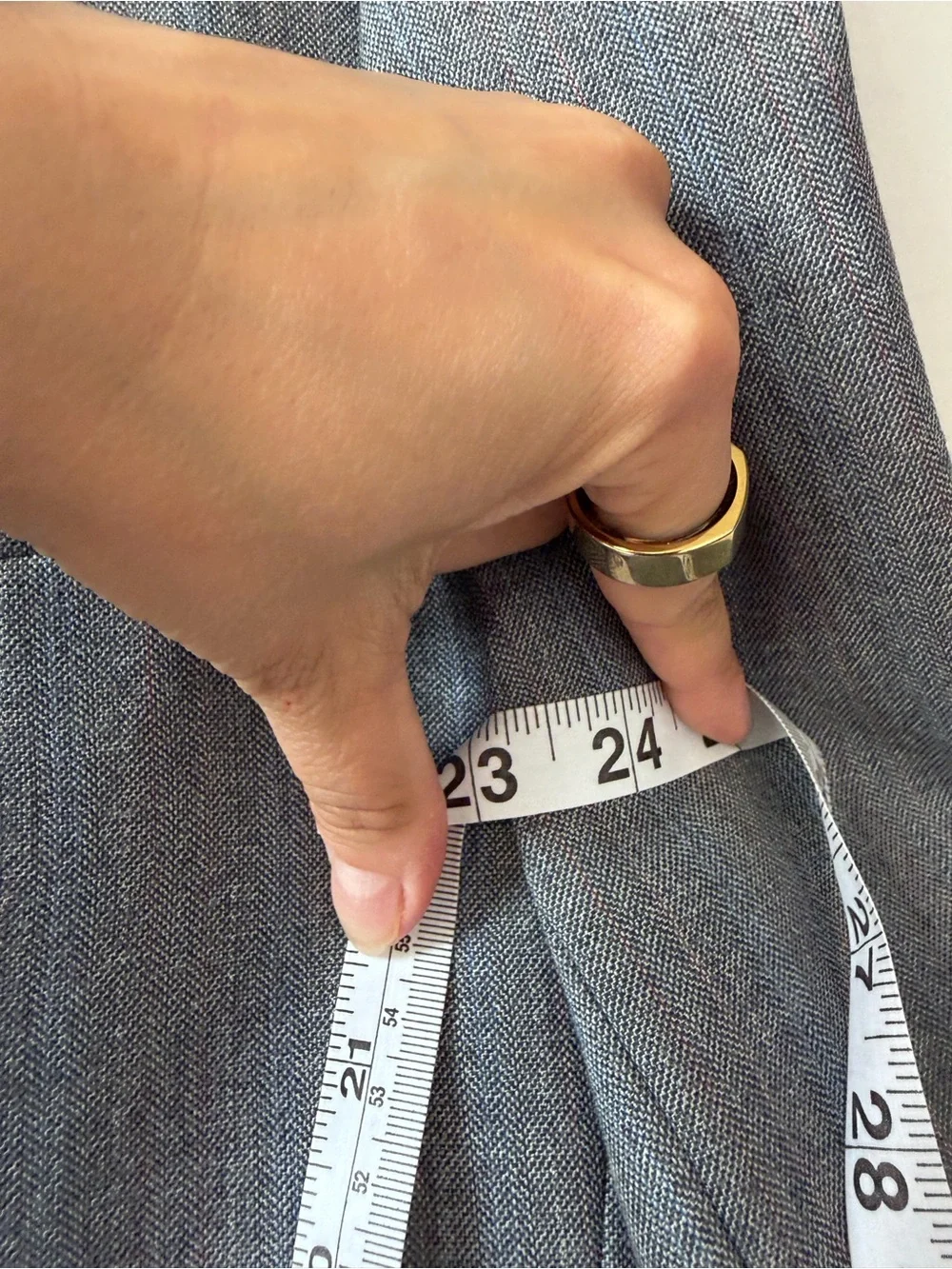 Men's Gray Pinstripe Sport‎ Coat Blazer